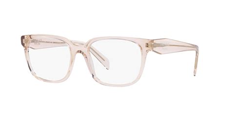 clear pink prada glasses|prada pink glasses vpr17z.